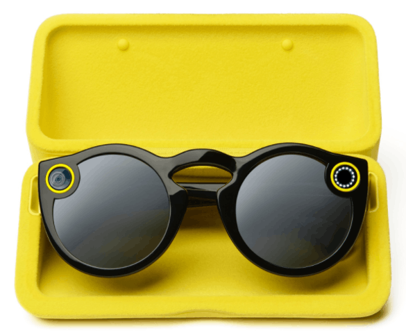 SnapChat Spectacles in the Charging Case- So cool! 
