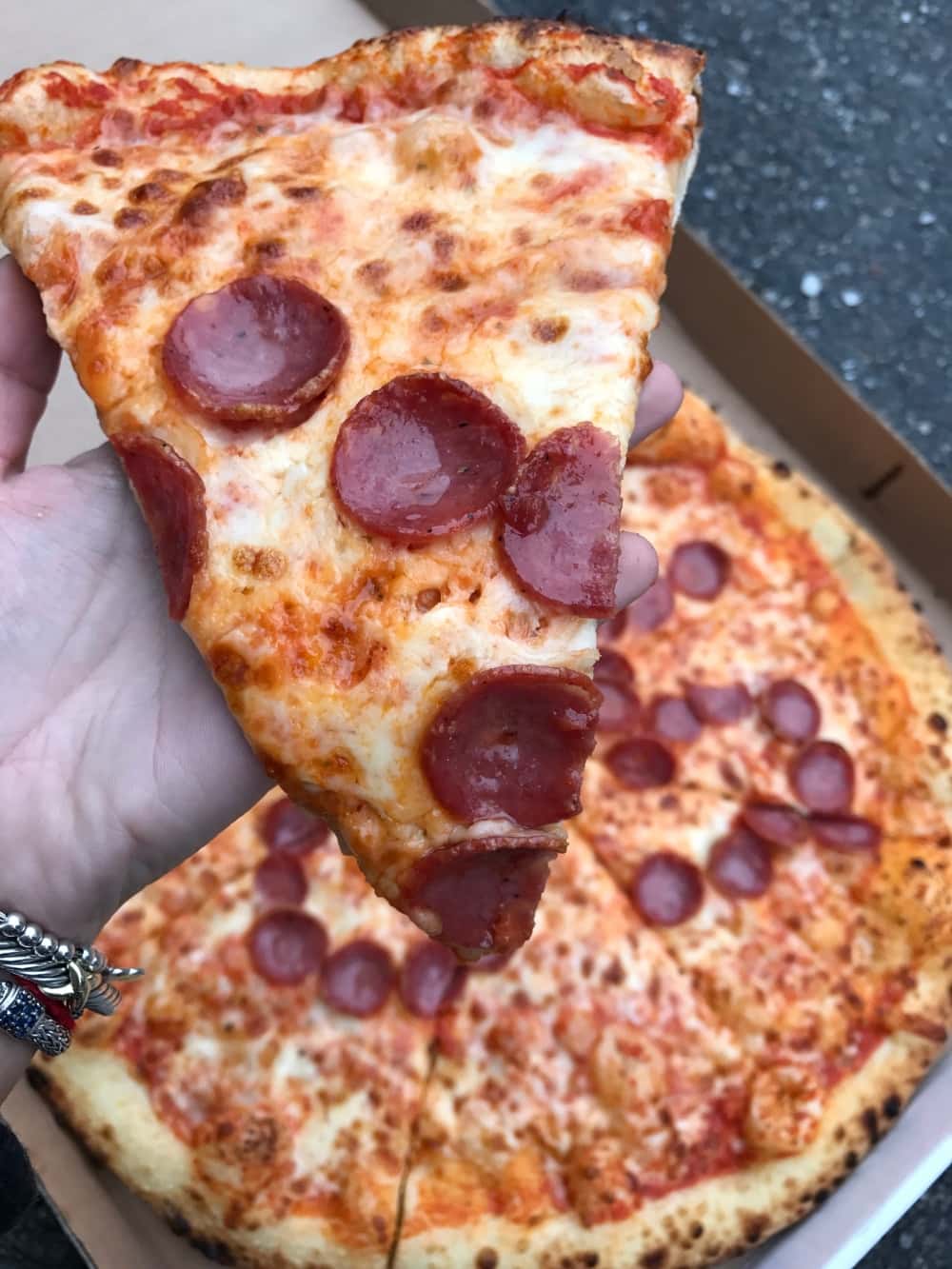 Pizza Photo Taken from @Everything_Delish Instagram with iPhone 7 plus