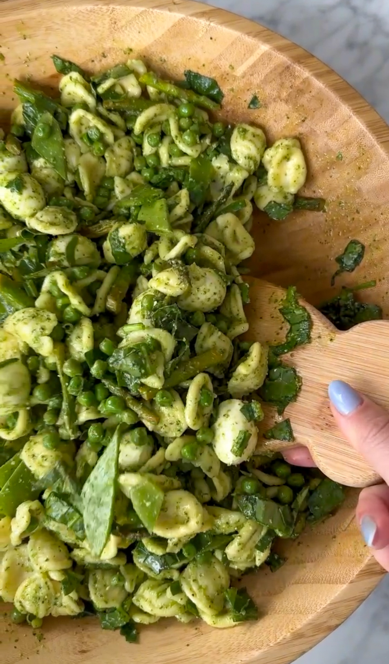 Garlic Scape Pesto Pasta Salad