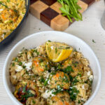 Hidden Veggie Meatballs with Creamy Lemony Orzo