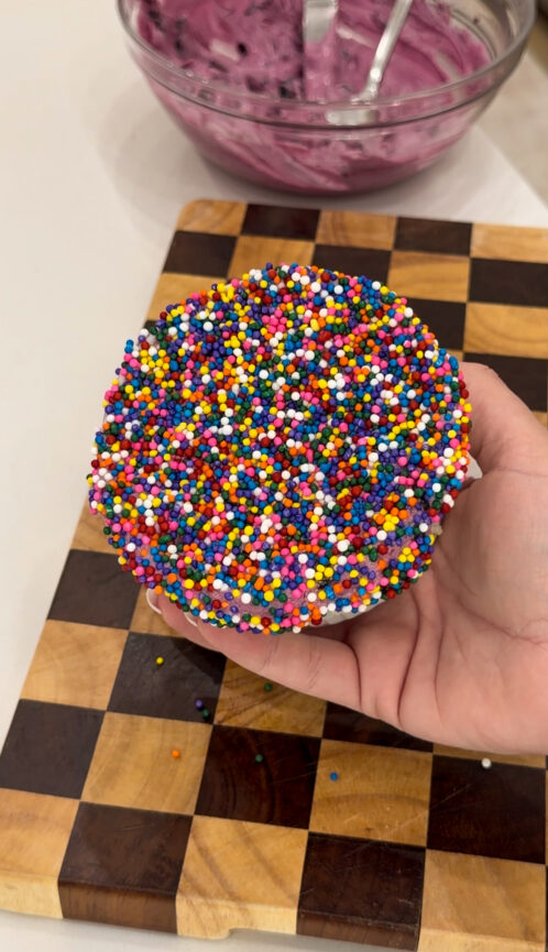 Viral Citrus-Blueberry Dot Cake