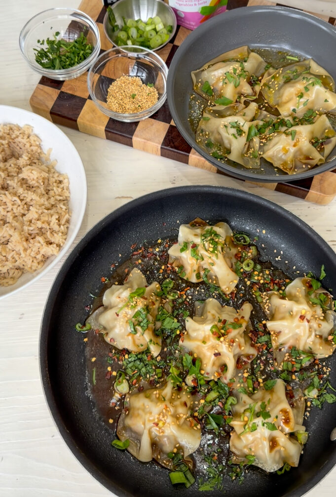 Viral Blanket Dumplings, Two Ways