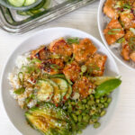 Sticky Honey Miso Salmon Bowls
